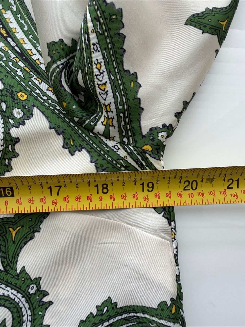 J. Crew Drapey Button-up Shirt in Green Paisley Print Size S - Picture 6 of 7
